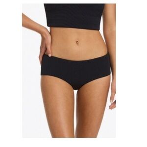 FRAME Hipster Bikini Bottoms in Black.